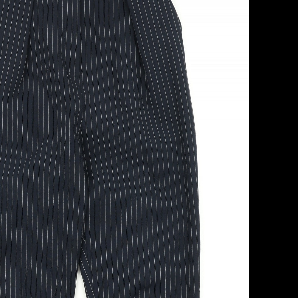 Tophop Womens Blue Striped  Dress Pants Trousers Size 8 L20 in