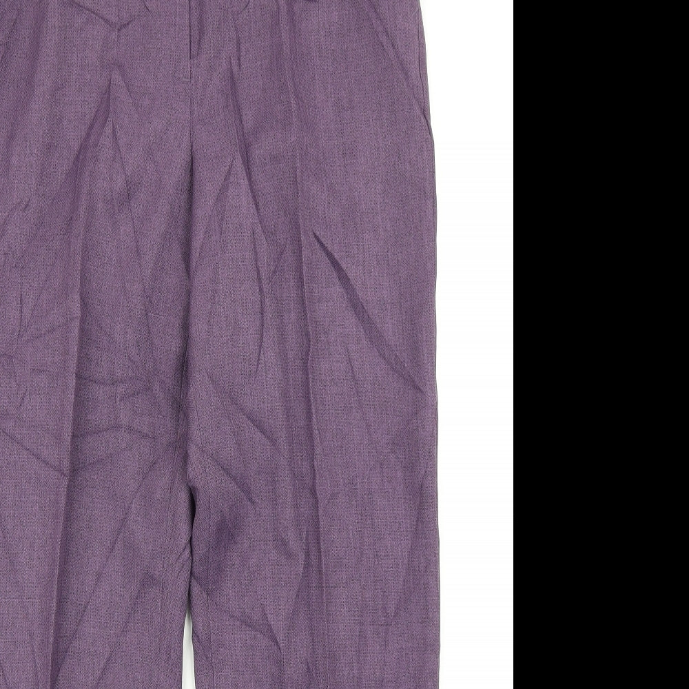 AproductZ Womens Purple   Dress Pants Trousers Size 12 L25 in