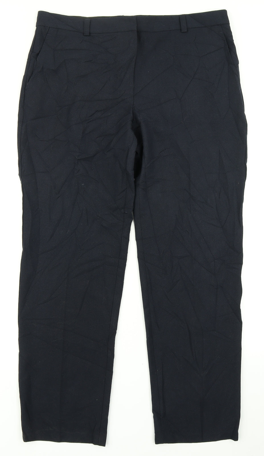 M&S Collection Womens Blue   Dress Pants Trousers Size 14 L26 in