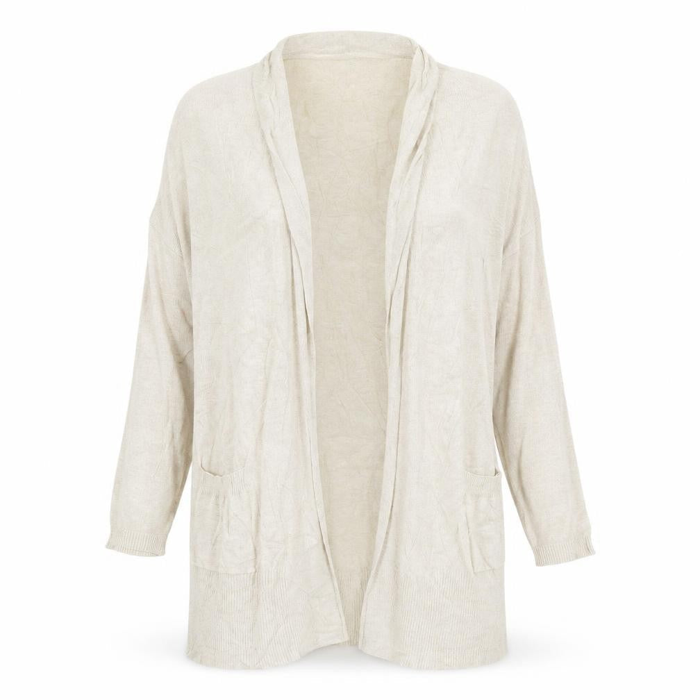 Atmosphere Womens Beige  Knit Cardigan Jumper Size 8