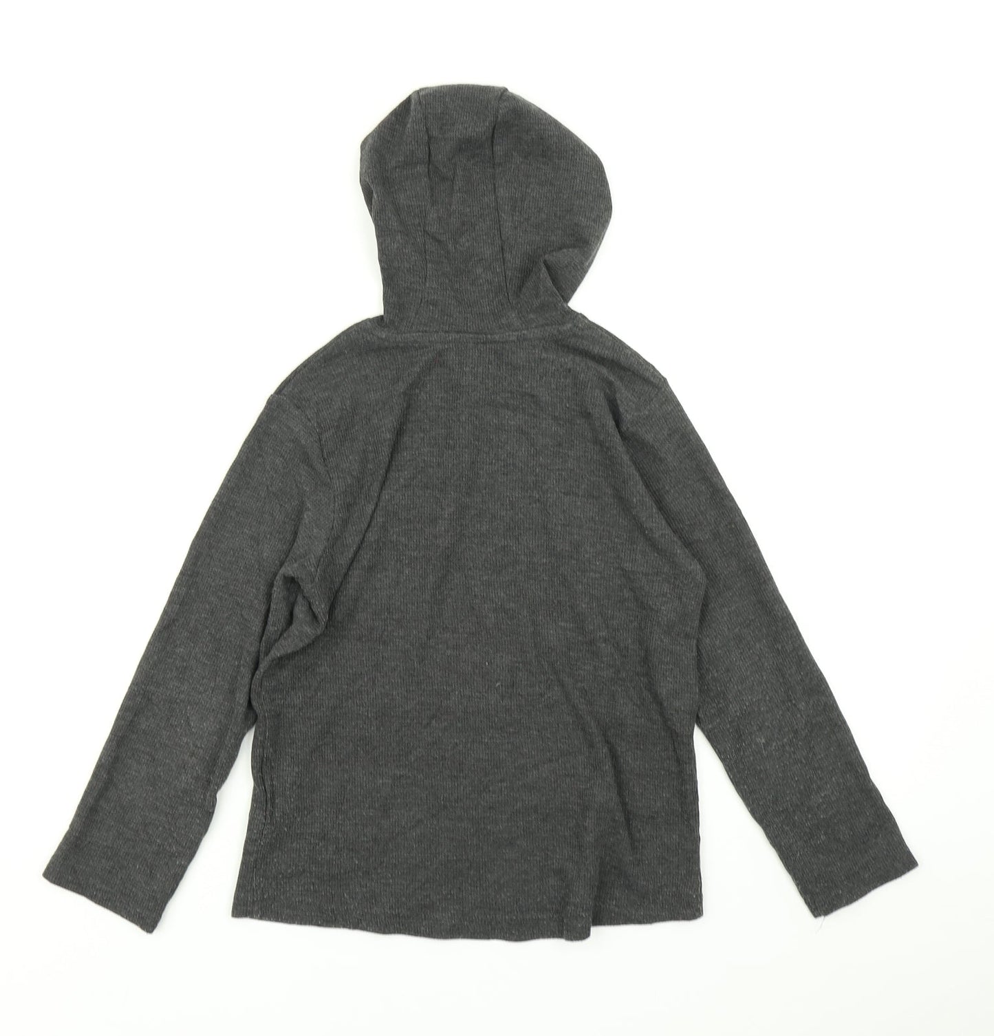 Primark Boys Grey  Knit Pullover Hoodie Size 8-9 Years