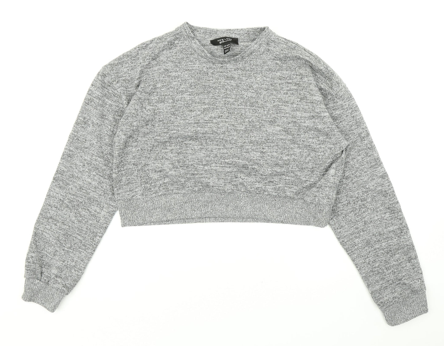 915 Generation Girls Grey   Pullover Sweatshirt Size 14-15 Years  - Copped