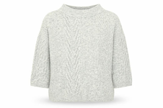 Next Womens Grey  Knit Pullover Jumper Size 14