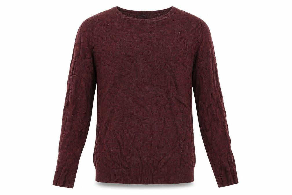 George Mens Purple  Knit Pullover Jumper Size L