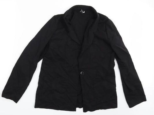 H&M Womens Black   Jacket Blazer Size 14
