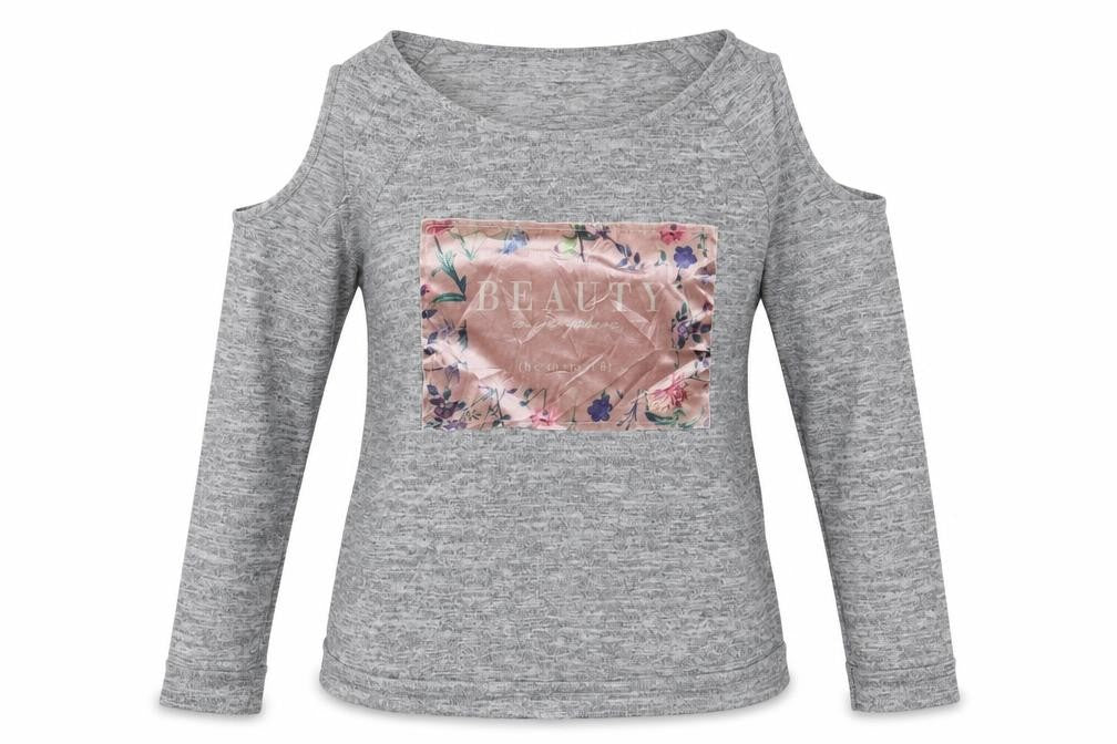 New Look Womens Grey   Pullover Sweatshirt Size 12
