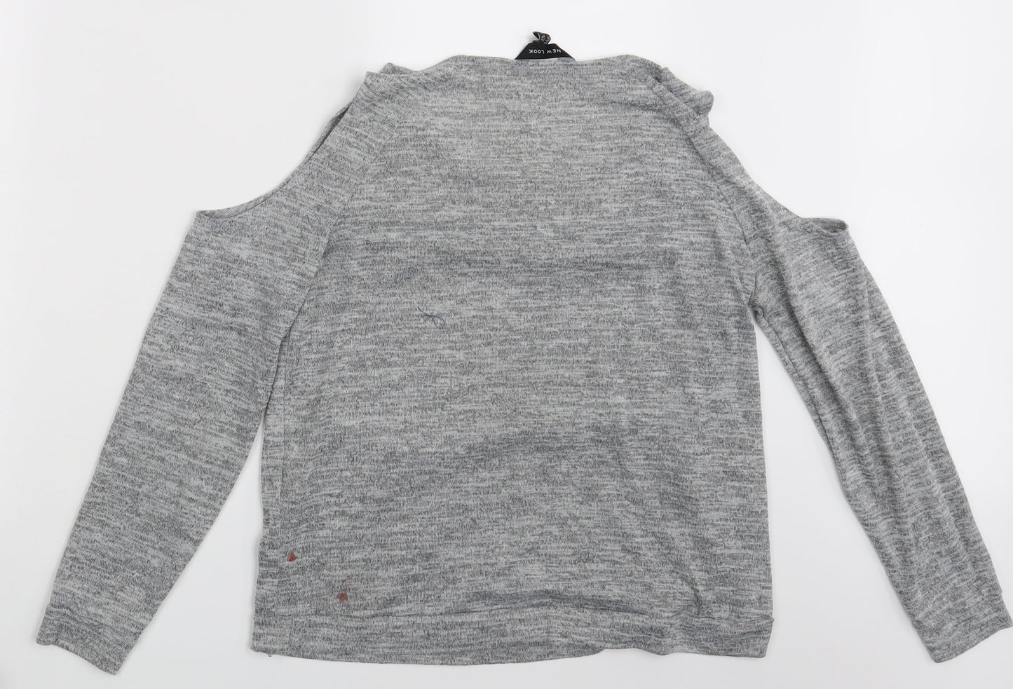 New Look Womens Grey   Pullover Sweatshirt Size 12