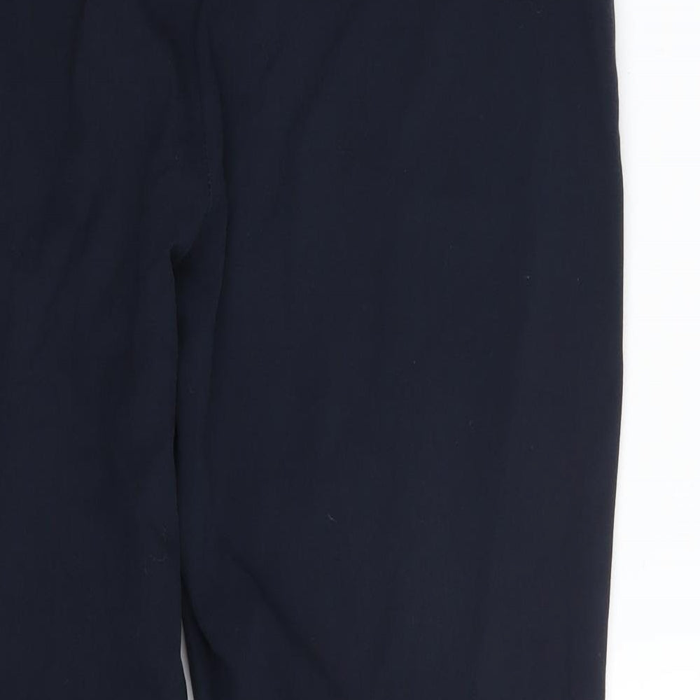 M&Co Womens Blue   Dress Pants Trousers Size 14 L28 in