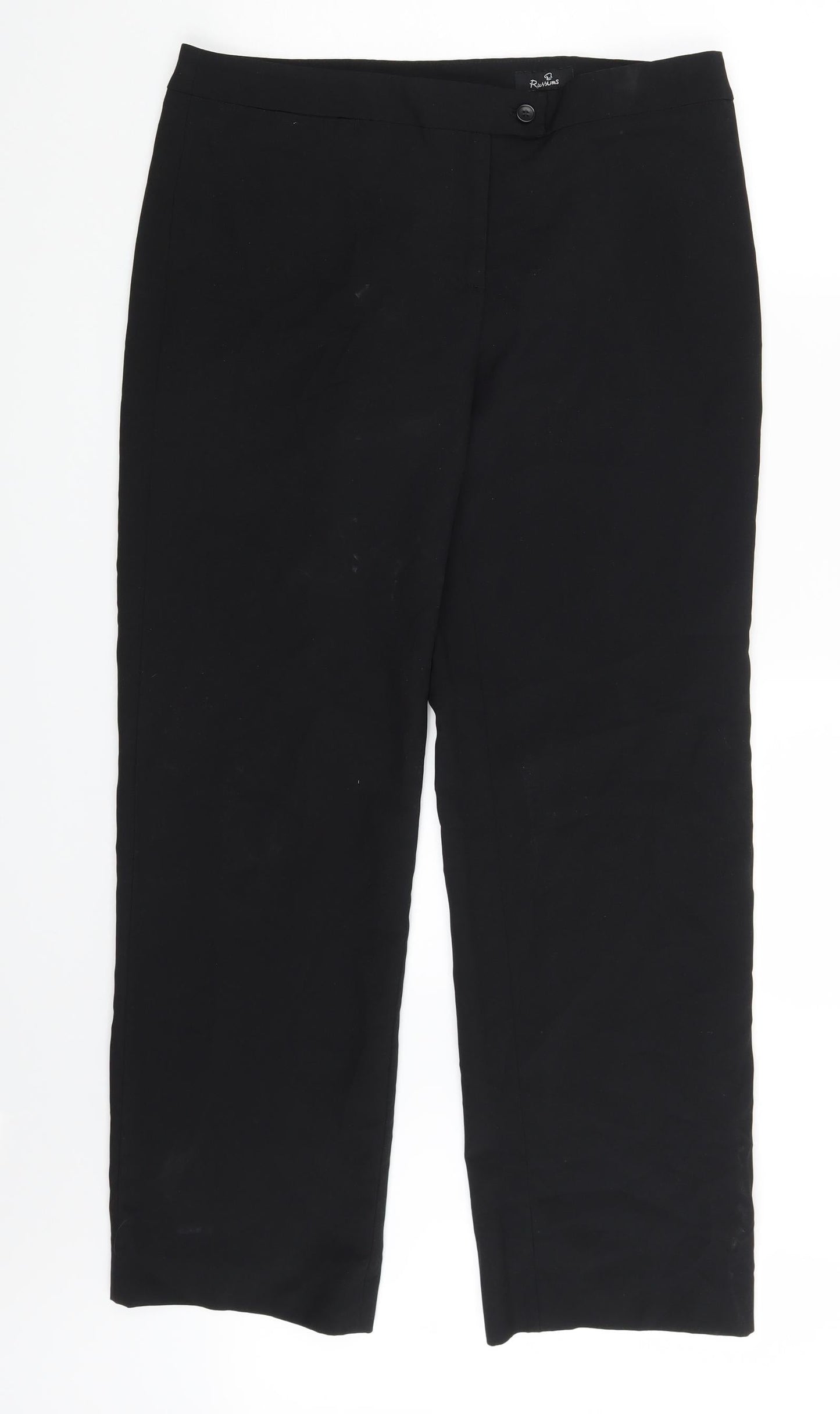 Russums Womens Black   Dress Pants Trousers Size 14 L30 in