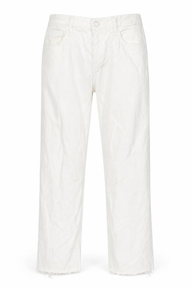 Ese O Ese Womens White  Denim Straight Jeans Size 8 L24 in