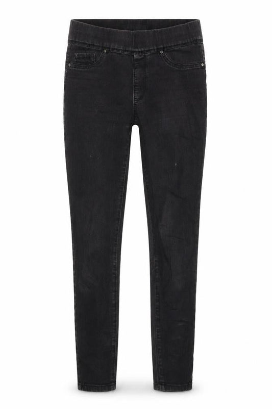 Denim & Co. Womens Black  Denim Jegging Jeans Size 10 L27 in