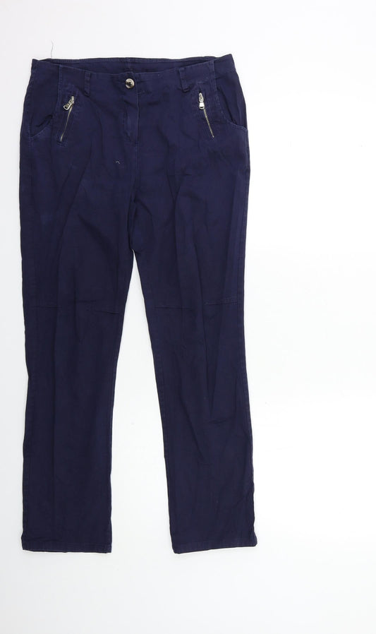 Preworn Womens Blue   Trousers  Size 30 in L28 in