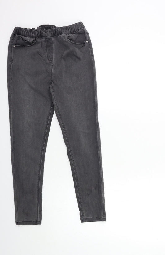 Preworn Womens Grey  Denim Jegging Jeans Size 23 in L23 in