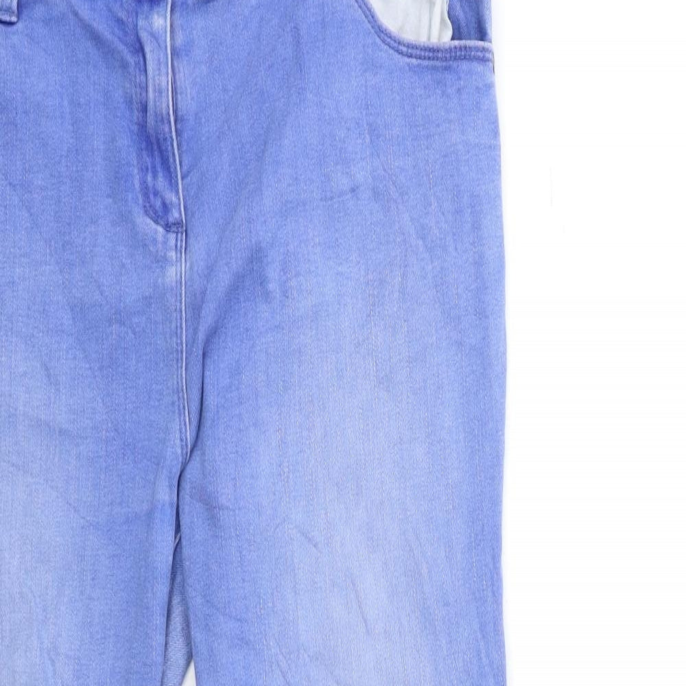 Preworn Womens Blue  Denim Skinny Jeans Size 32 in L30 in