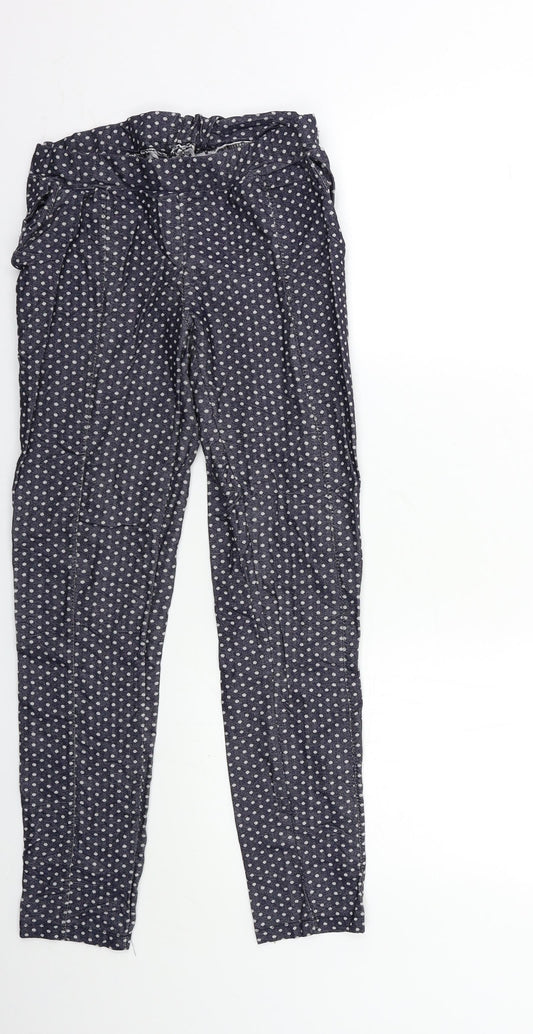 Preworn Womens Black Polka Dot  Jegging Trousers Size 26 in L27 in