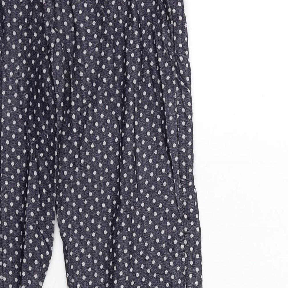 Preworn Womens Black Polka Dot  Jegging Trousers Size 26 in L27 in