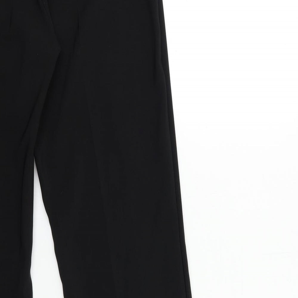South Womens Black   Trousers  Size 12 L29 in