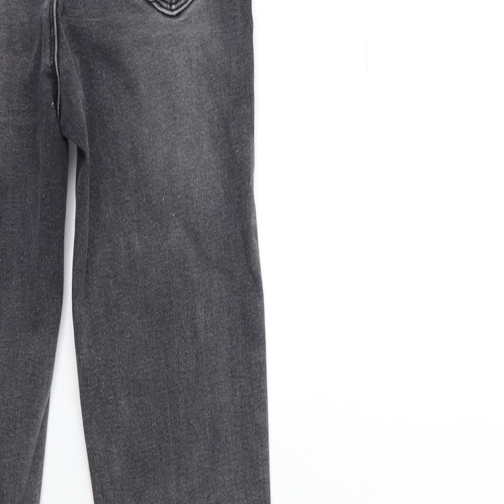 New Look Womens Grey  Denim Skinny Jeans Size 10 L30 in