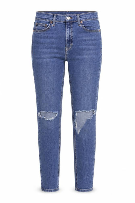 Topshop Womens Blue  Denim Skinny Jeans Size 30 in L30 in