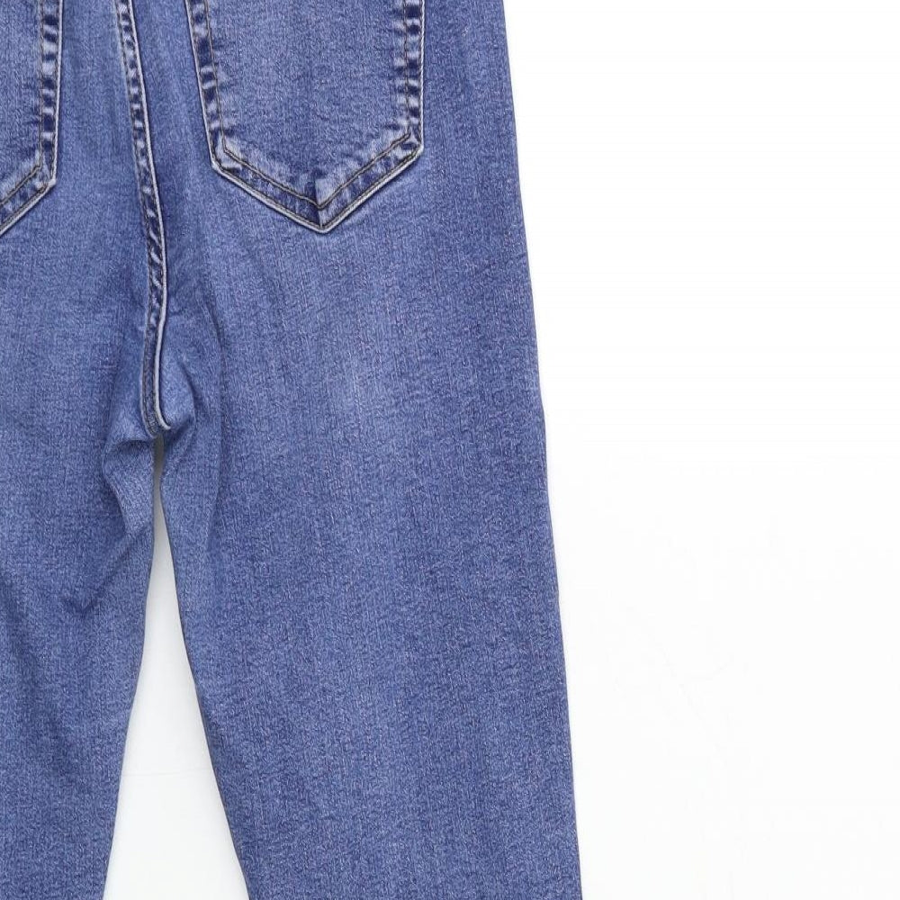 Topshop Womens Blue  Denim Skinny Jeans Size 30 in L30 in