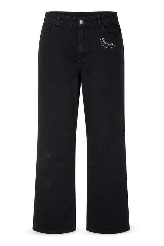Lafei.Nier Womens Blue  Denim Straight Jeans Size 34 in L27 in