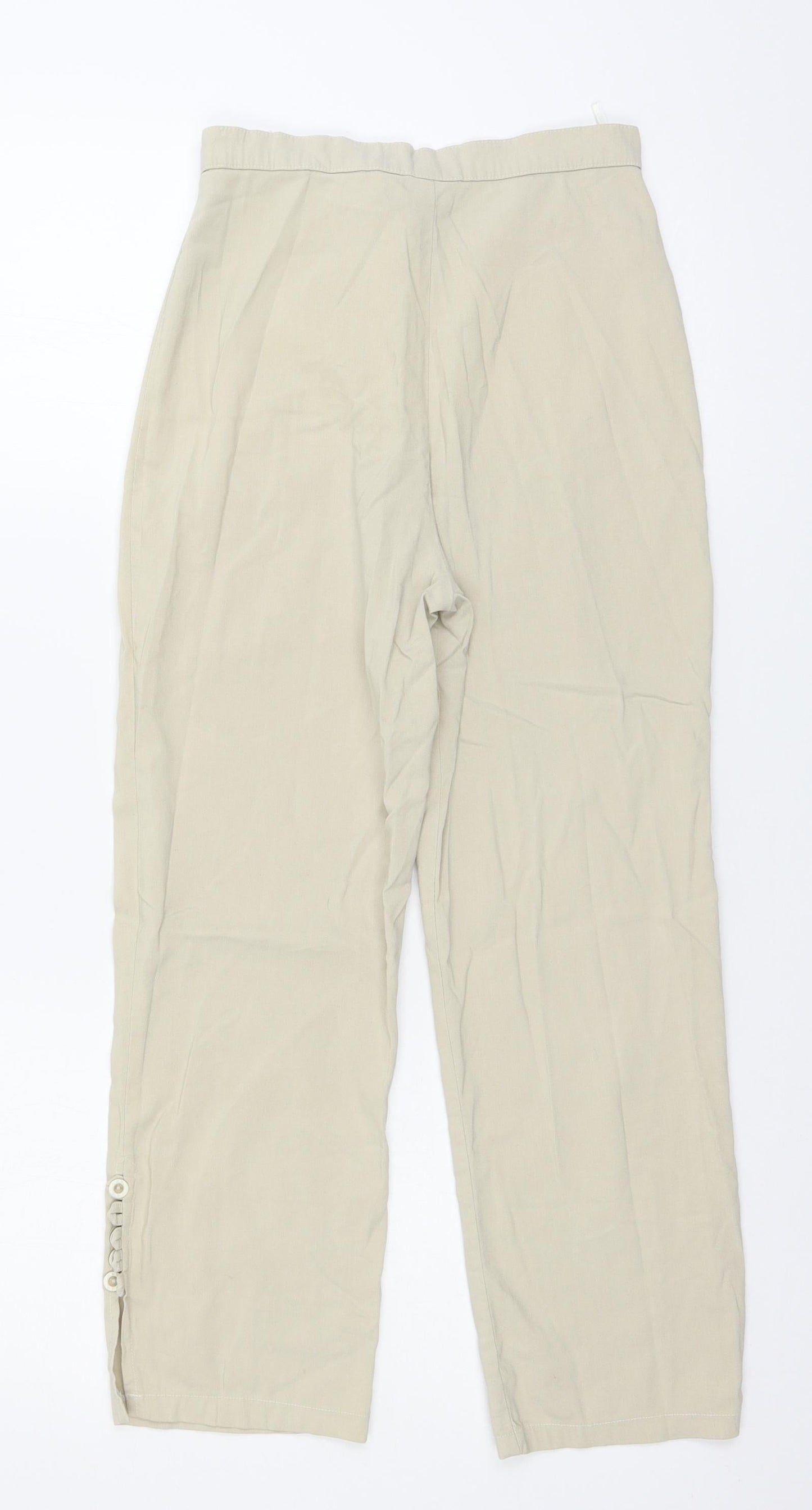 Kirtay Womens Ivory   Trousers  Size 10 L23 in