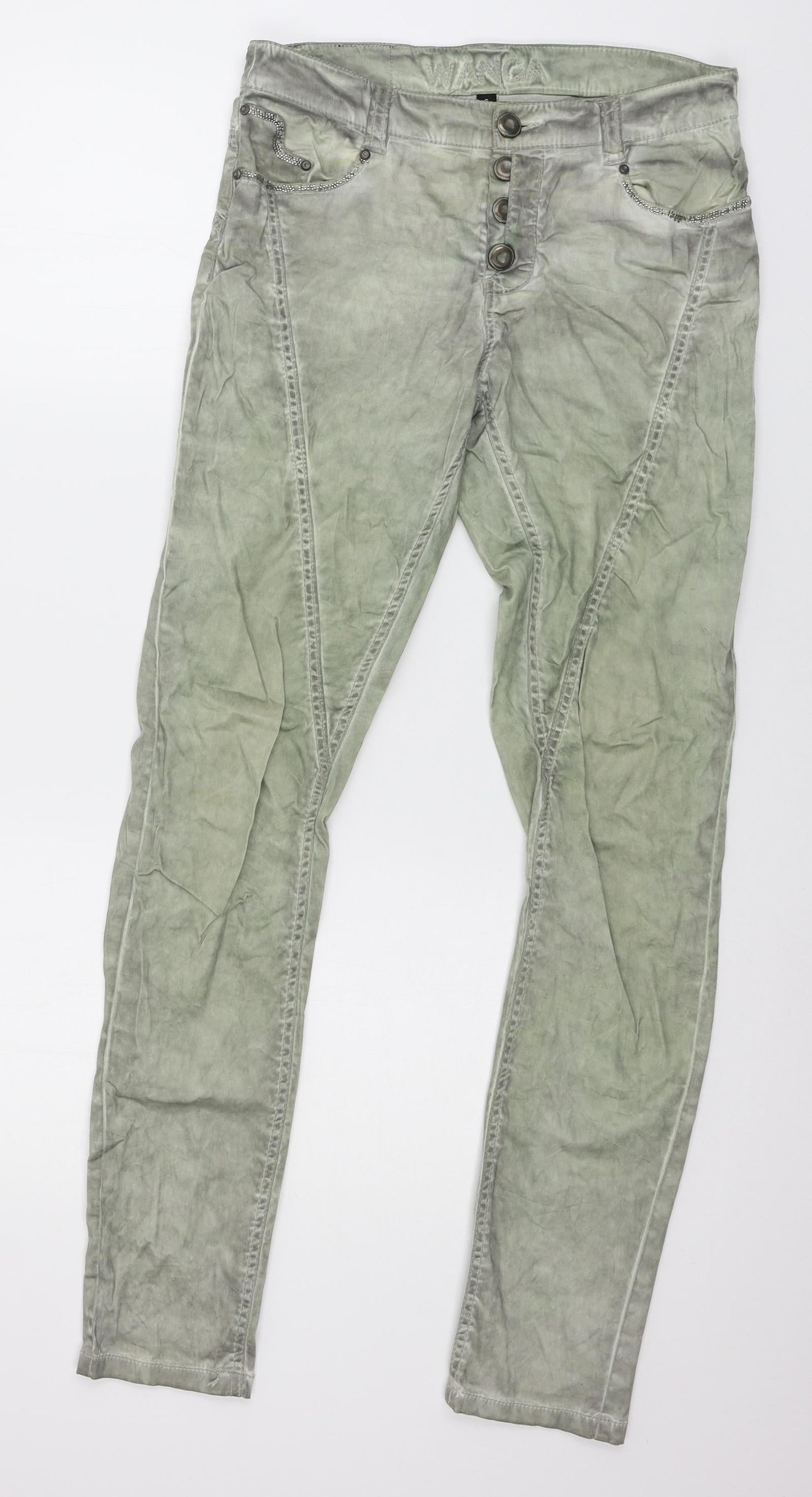 Wanga Womens Green   Trousers  Size S L29 in