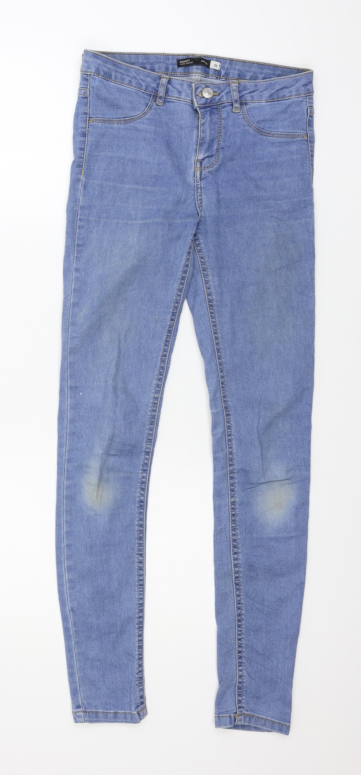 Sinsay Womens Blue  Denim Skinny Jeans Size 8 L28 in