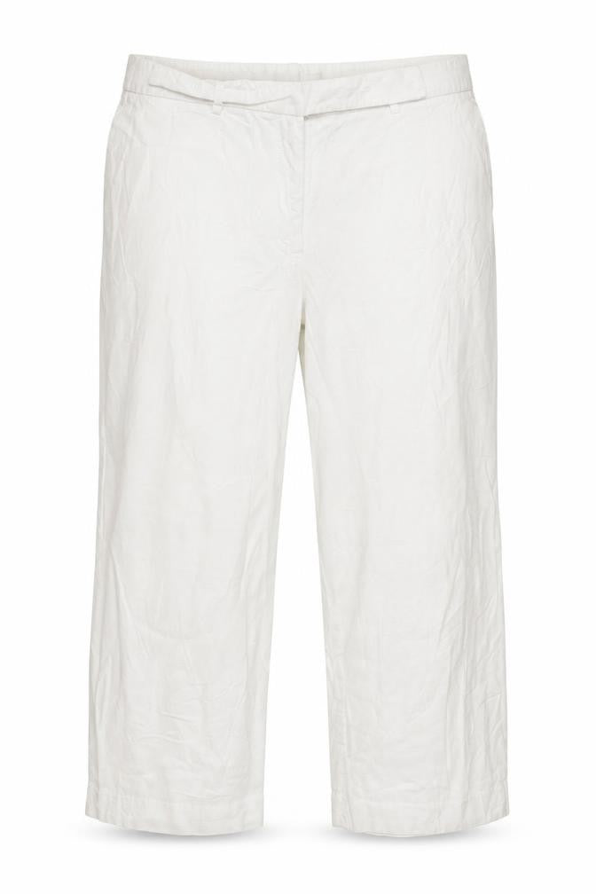 BB Womens White   Cropped Trousers Size 20 L24 in