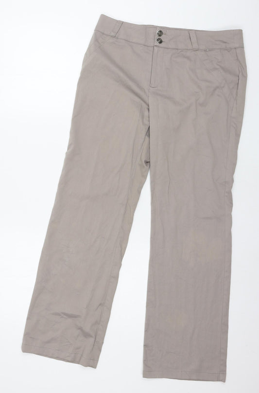 Formul Womens Grey   Trousers  Size 12 L29 in