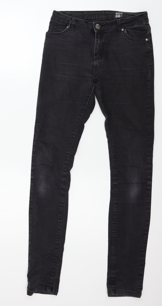 Five Units Womens Grey  Denim Skinny Jeans Size 27 in L31 in