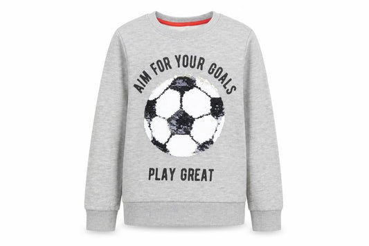 H&M Girls Grey   Pullover Jumper Size 7-8 Years