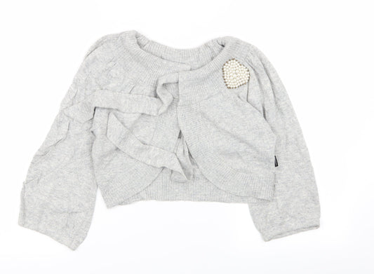 DEPT Womens Grey   Cardigan Jumper Size M