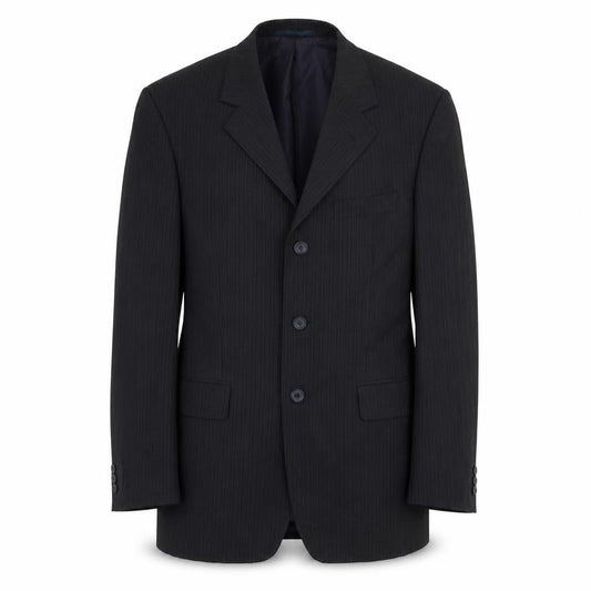 F&F Mens Black Striped  Jacket Blazer Size 40
