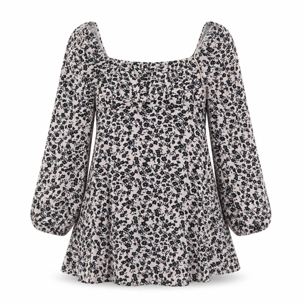 Topshop Womens Multicoloured Floral  Fit & Flare  Size 10