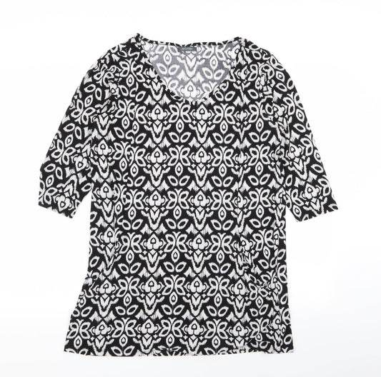 intuition Womens Multicoloured Geometric  T-Shirt Dress  Size 12