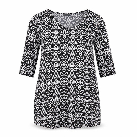 intuition Womens Multicoloured Geometric  T-Shirt Dress  Size 12