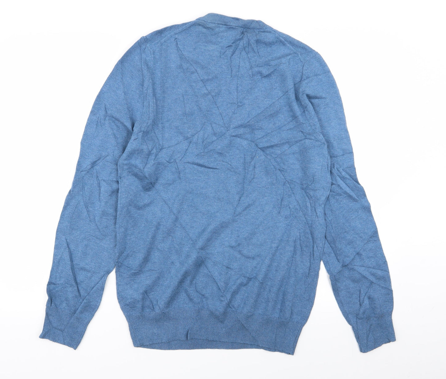 M&S Mens Blue   Pullover Jumper Size S