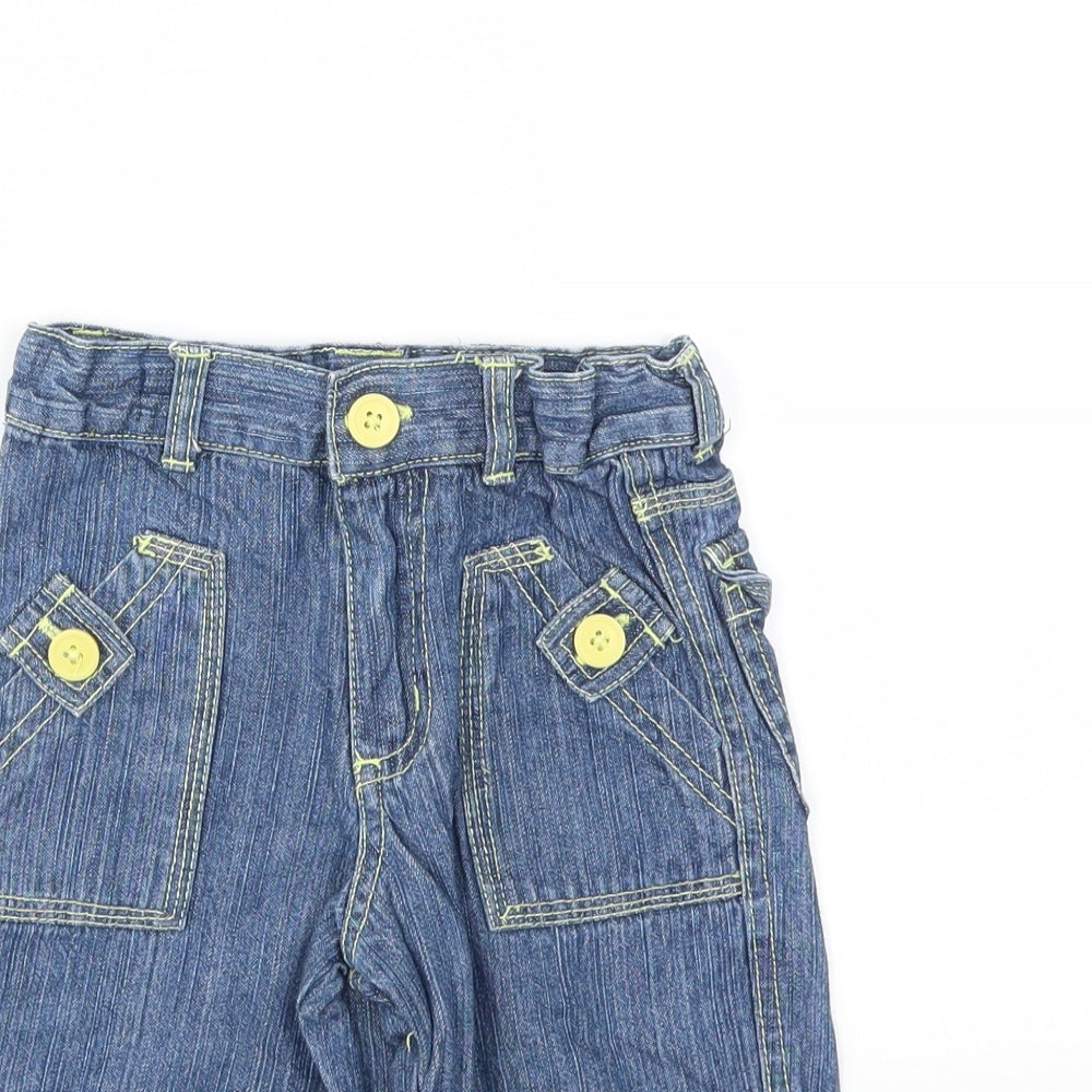 Evie Angel Girls Blue   Straight Jeans Size 4-5 Years