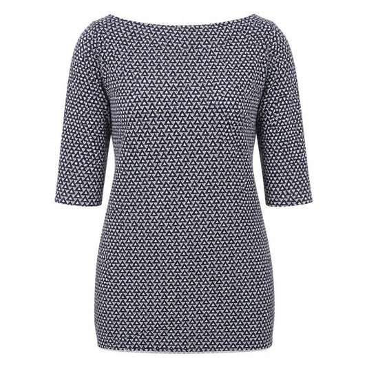 Primark Womens Blue Geometric  Fit & Flare  Size 14