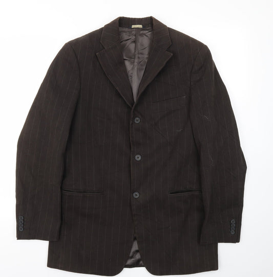 Preworn Mens Brown   Tuxedo Blazer Size 40