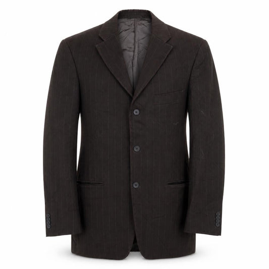 Preworn Mens Brown   Tuxedo Blazer Size 40