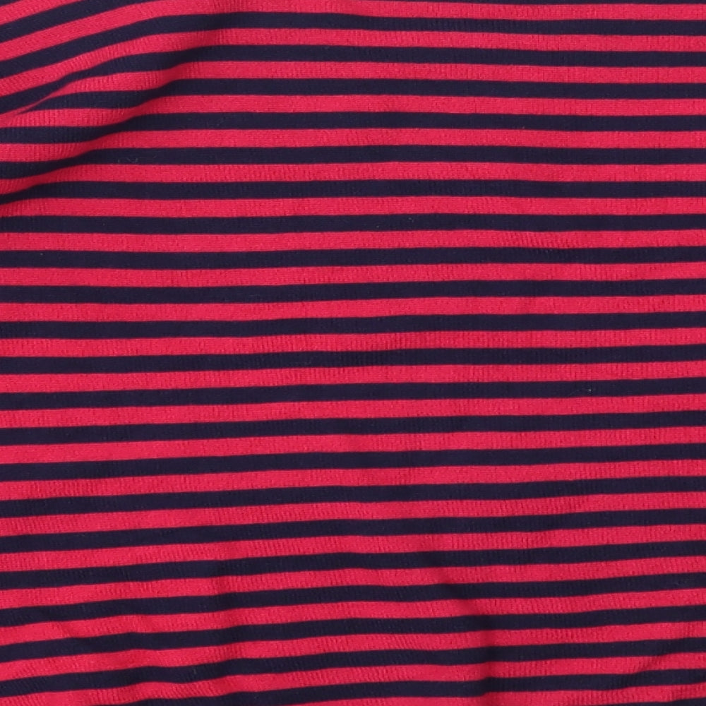 NEXT Womens Pink Striped  Basic T-Shirt Size 12