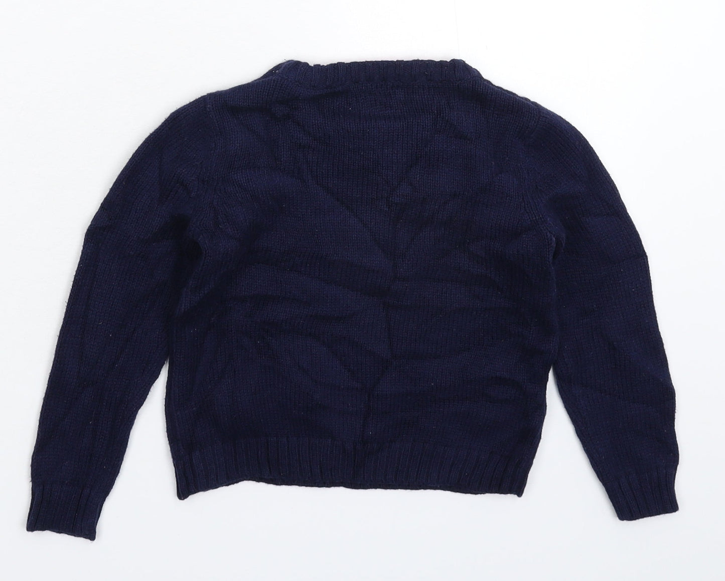 Savannah Girls Blue  Knit Pullover Jumper Size 24 Months