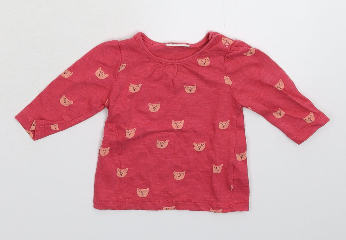 NEXT Girls Pink   Basic T-Shirt Size 3-6 Months