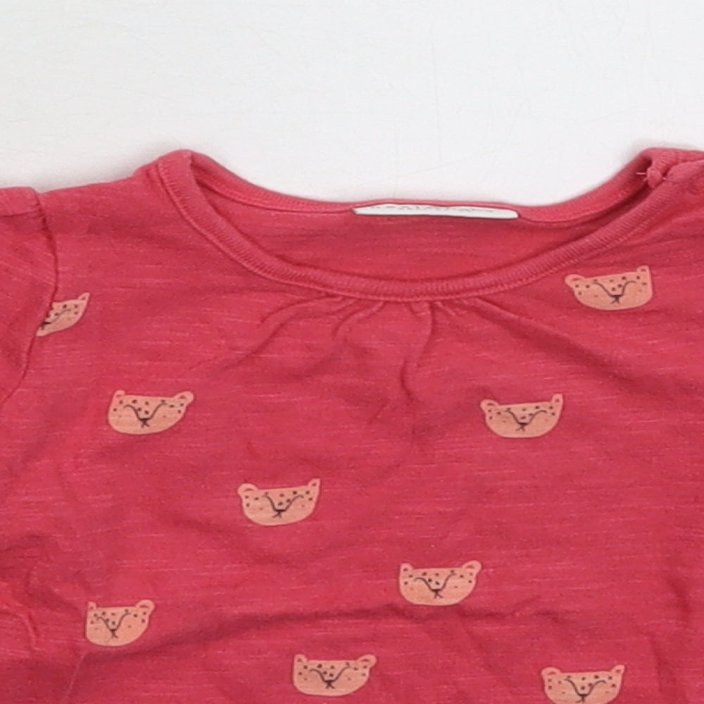 NEXT Girls Pink   Basic T-Shirt Size 3-6 Months