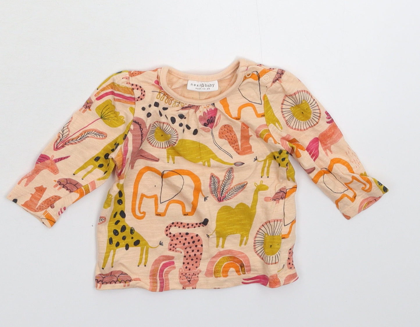 NEXT Girls Beige   Basic T-Shirt Size 0-3 Months