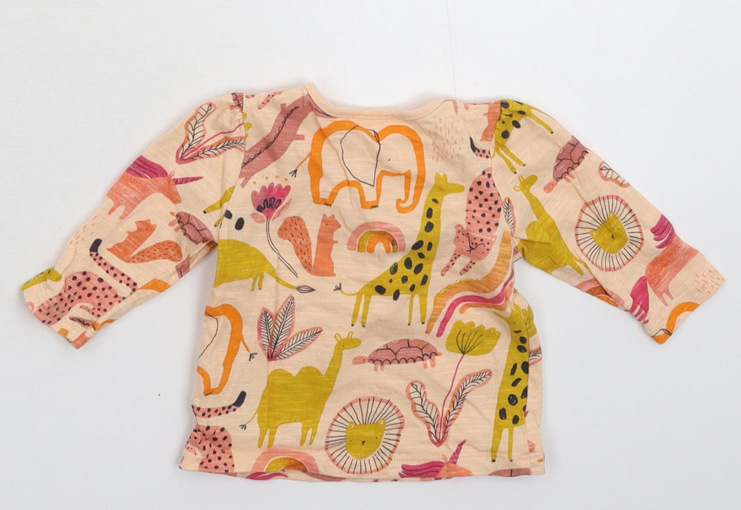 NEXT Girls Beige   Basic T-Shirt Size 0-3 Months