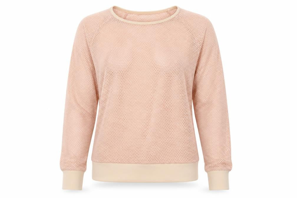 Lustre Womens Beige   Basic T-Shirt Size 8