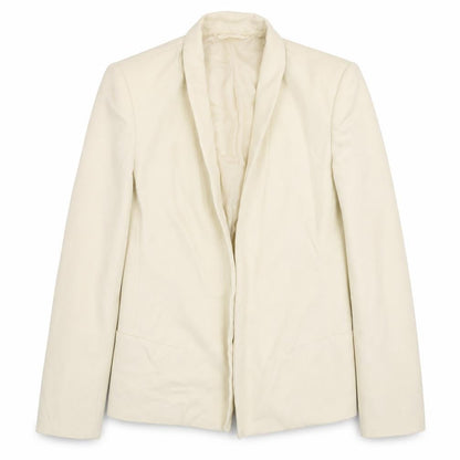 Preworn Womens Beige   Jacket Blazer Size M